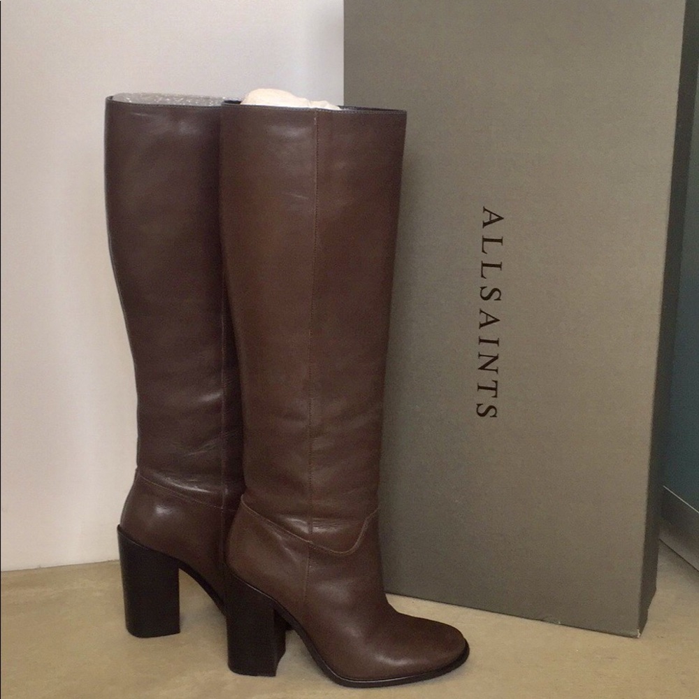 All Saints Onyx boot In Mink